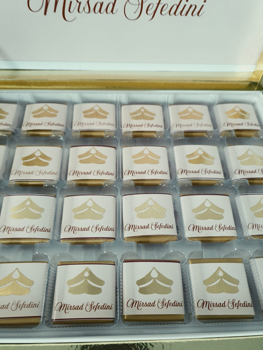 Personalisierte Schoko Box (Sünnet) | Gold