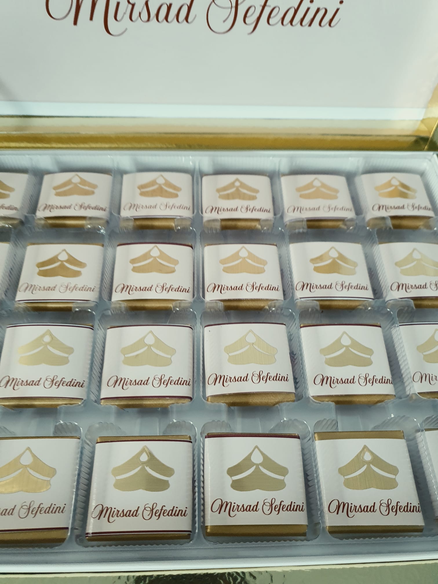 Personalisierte Schoko Box (Sünnet) | Gold