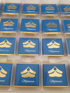 Personalisierte Schoko Box (Sünnet) | dunkelblau/Gold