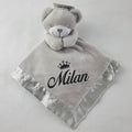 Personalisierte Schmuseteddy´s | Grau - Minas Baby Paradies