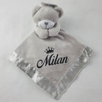 Personalisierte Schmuseteddy´s | Grau - Minas Baby Paradies