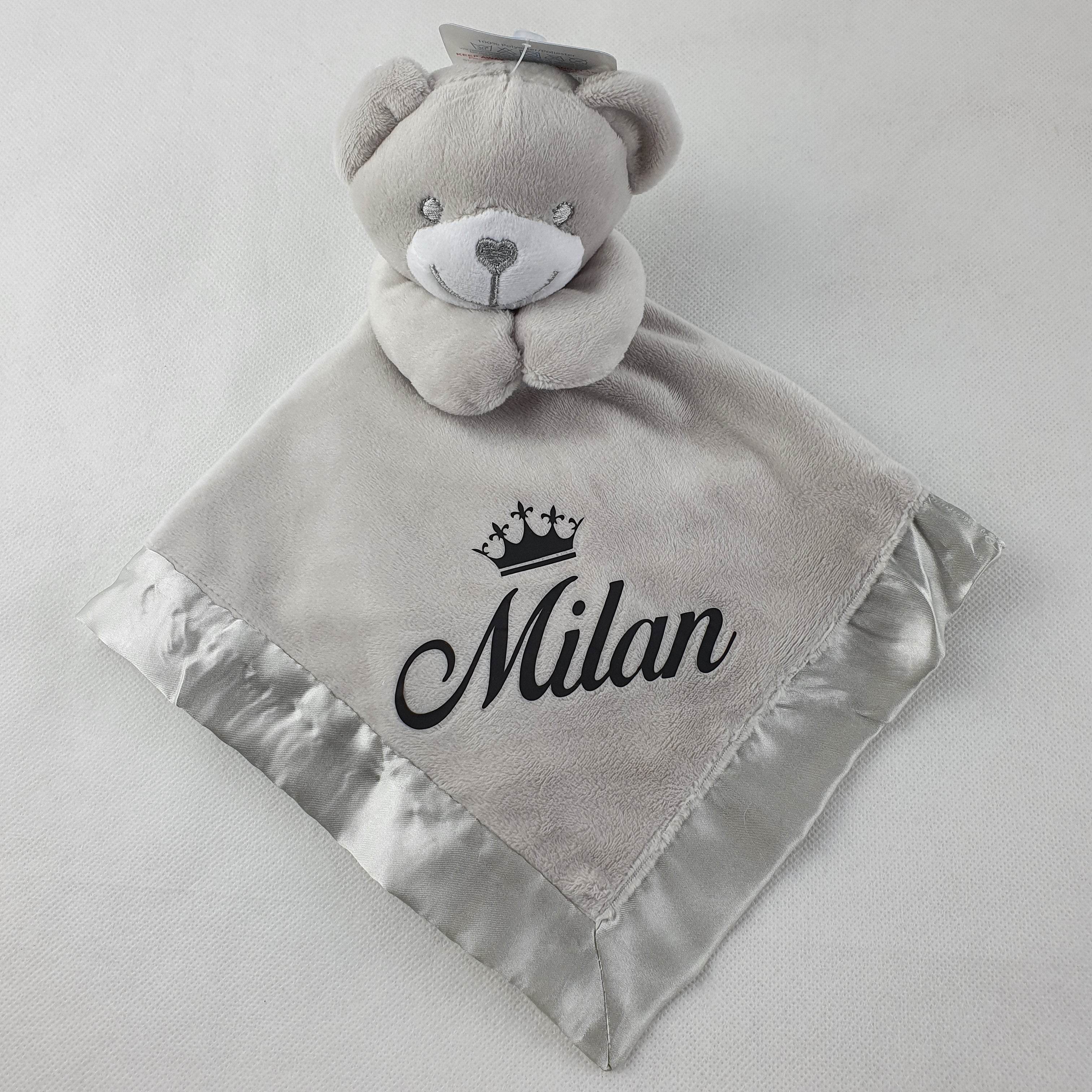 Personalisierte Schmuseteddy´s | Grau - Minas Baby Paradies