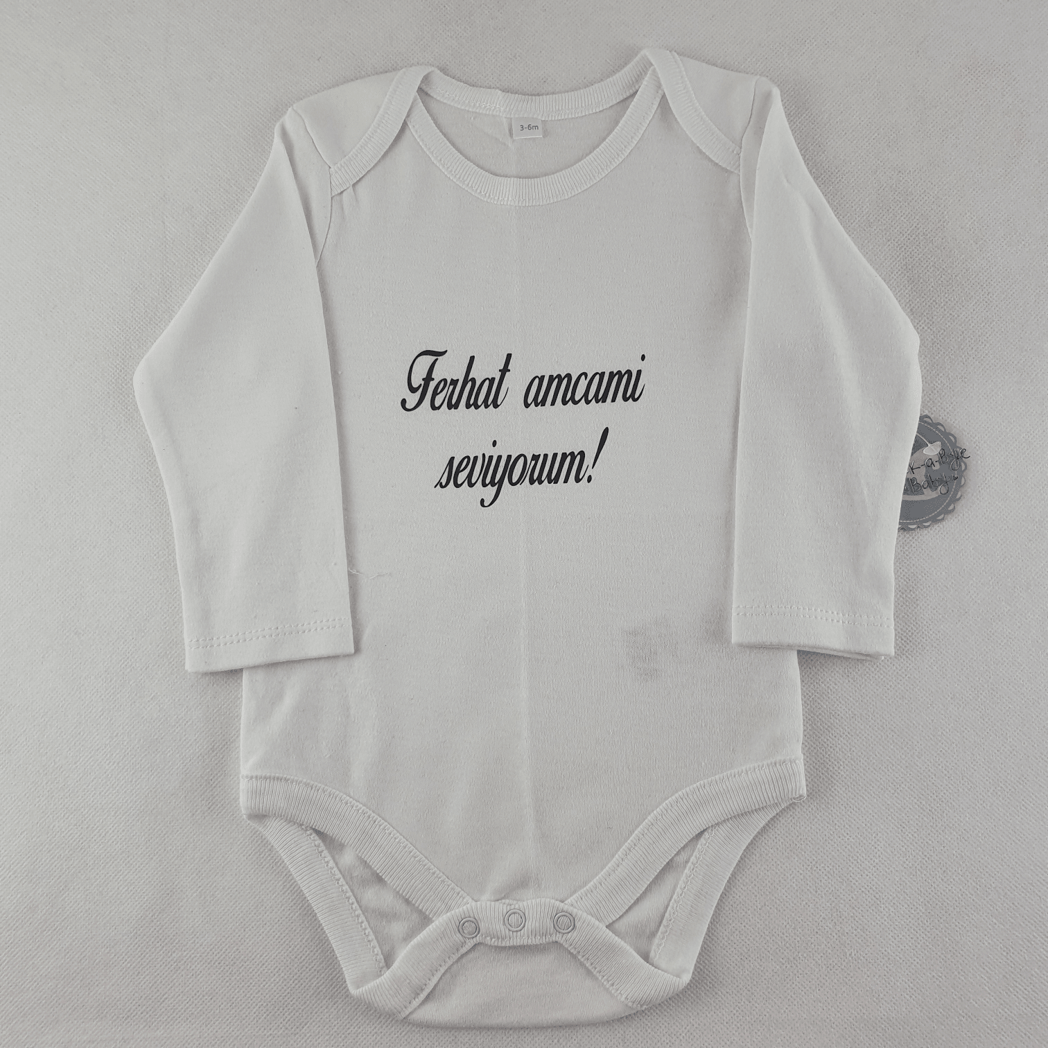 Personalisierte Body´s in verschiedenen Größen | Weiß - Minas Baby Paradies