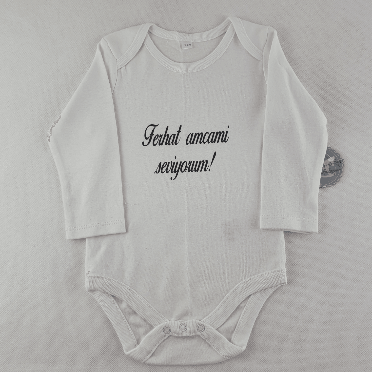 Personalisierte Body´s in verschiedenen Größen | Weiß - Minas Baby Paradies