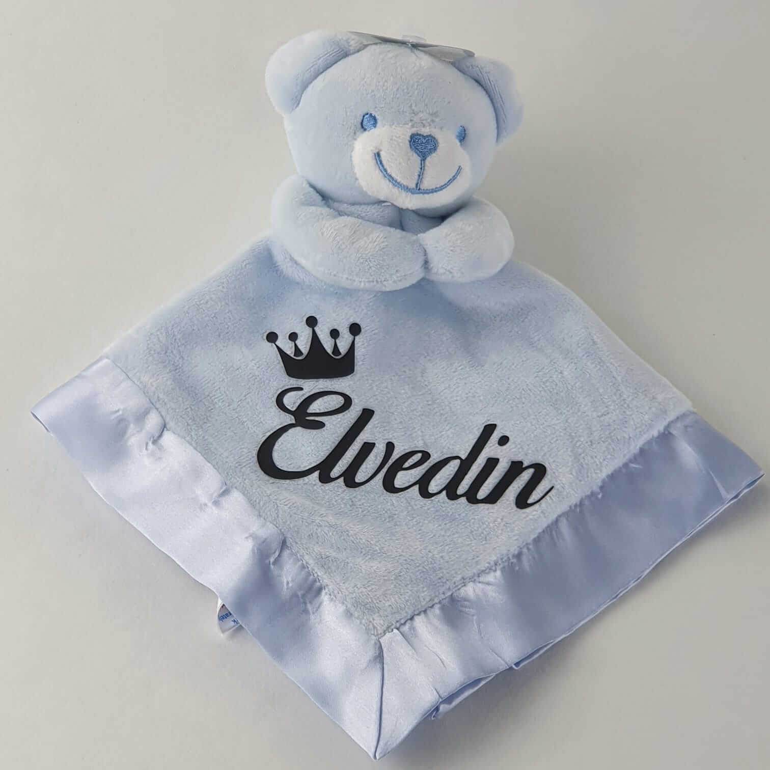 Personalisierte Schmuseteddy´s | Blau - Minas Baby Paradies
