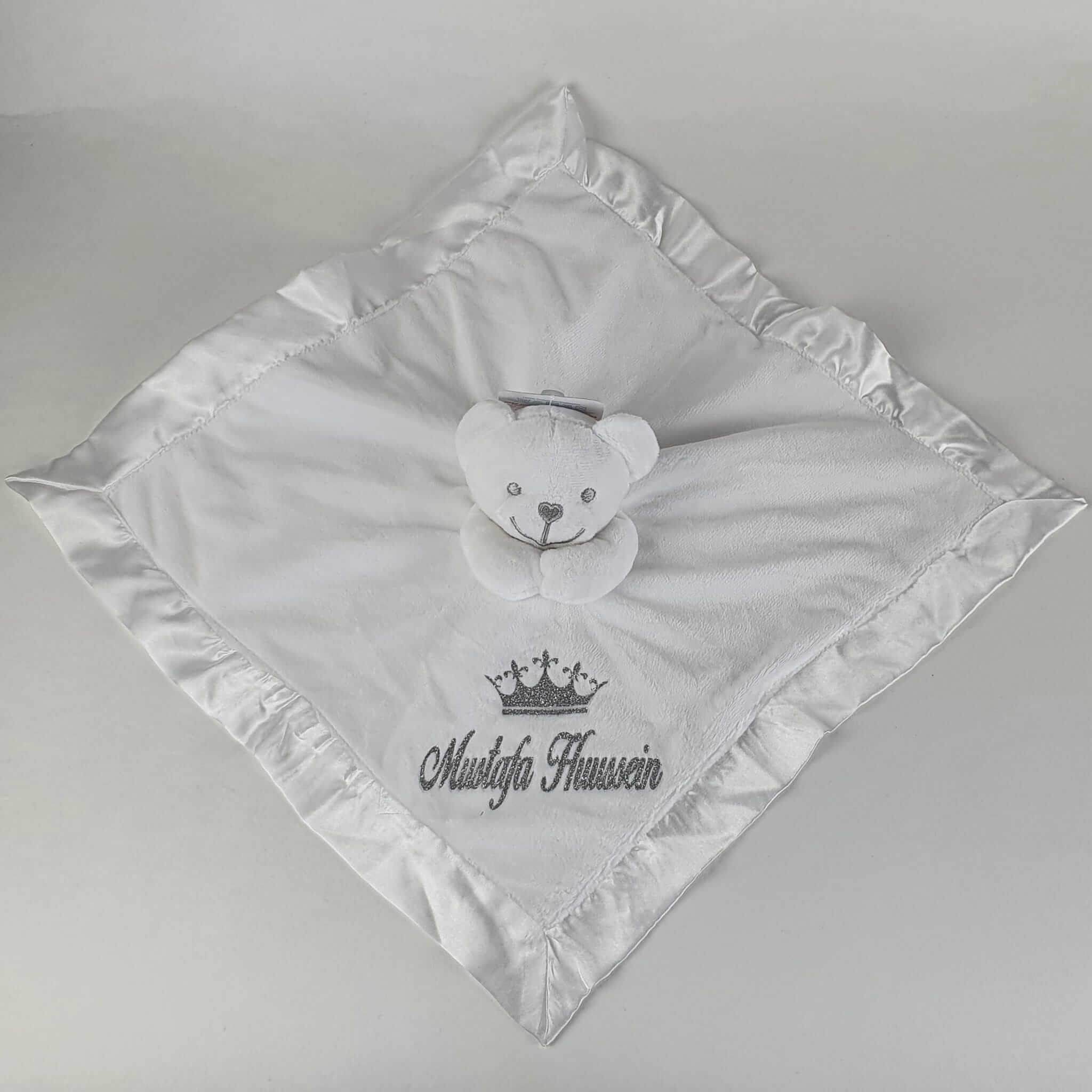 Personalisierte Schmuseteddy´s | Weiß - Minas Baby Paradies