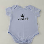 Personalisierte Strampler Set (5-Teilig) | Blau - Minas Baby Paradies